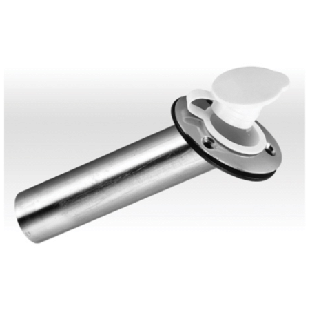 Cañero Inox Tapa Plastica Blanca