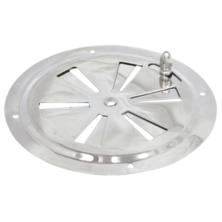 Rejilla Ventilacion Redonda Inox 125mm
